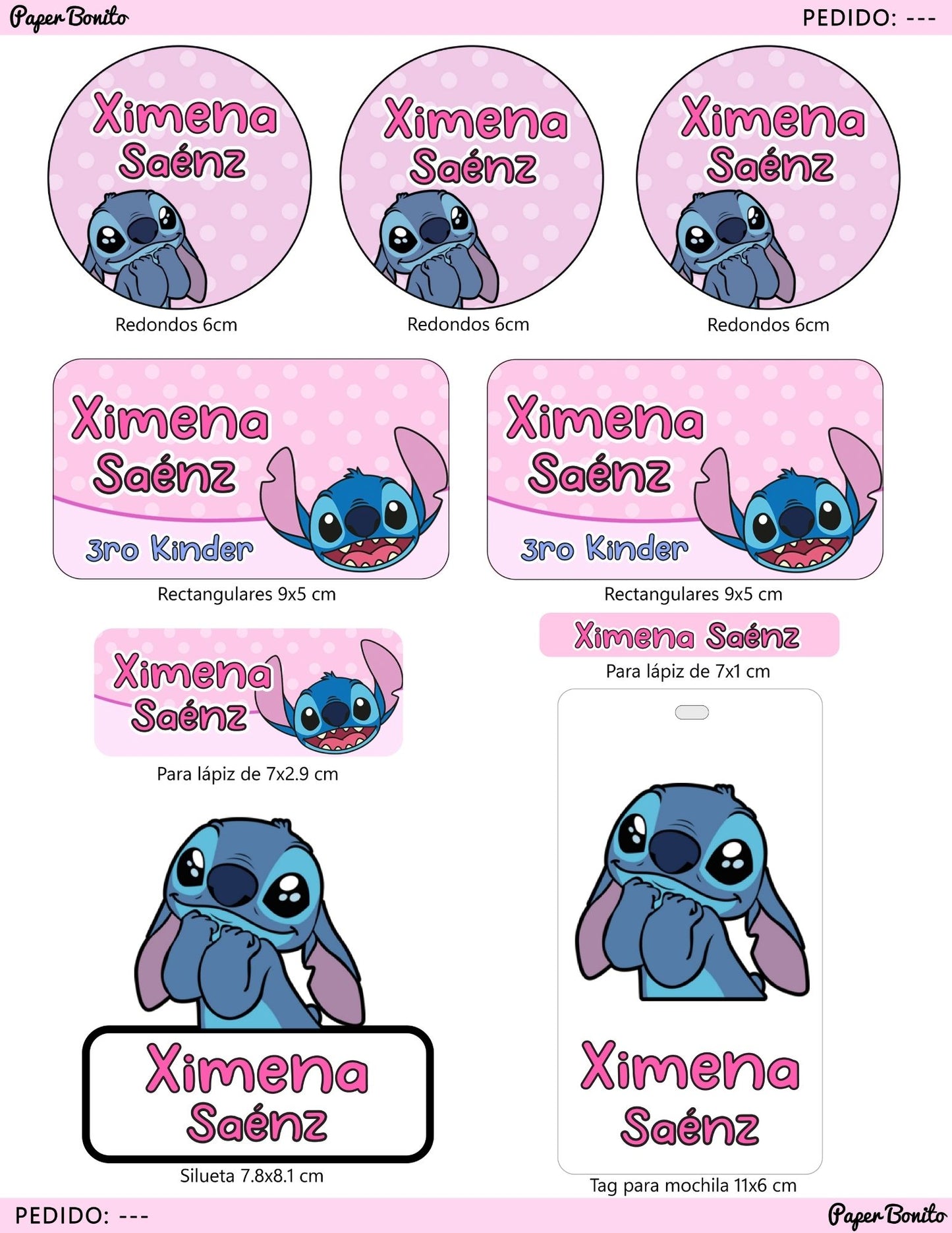 Stitch Rosa