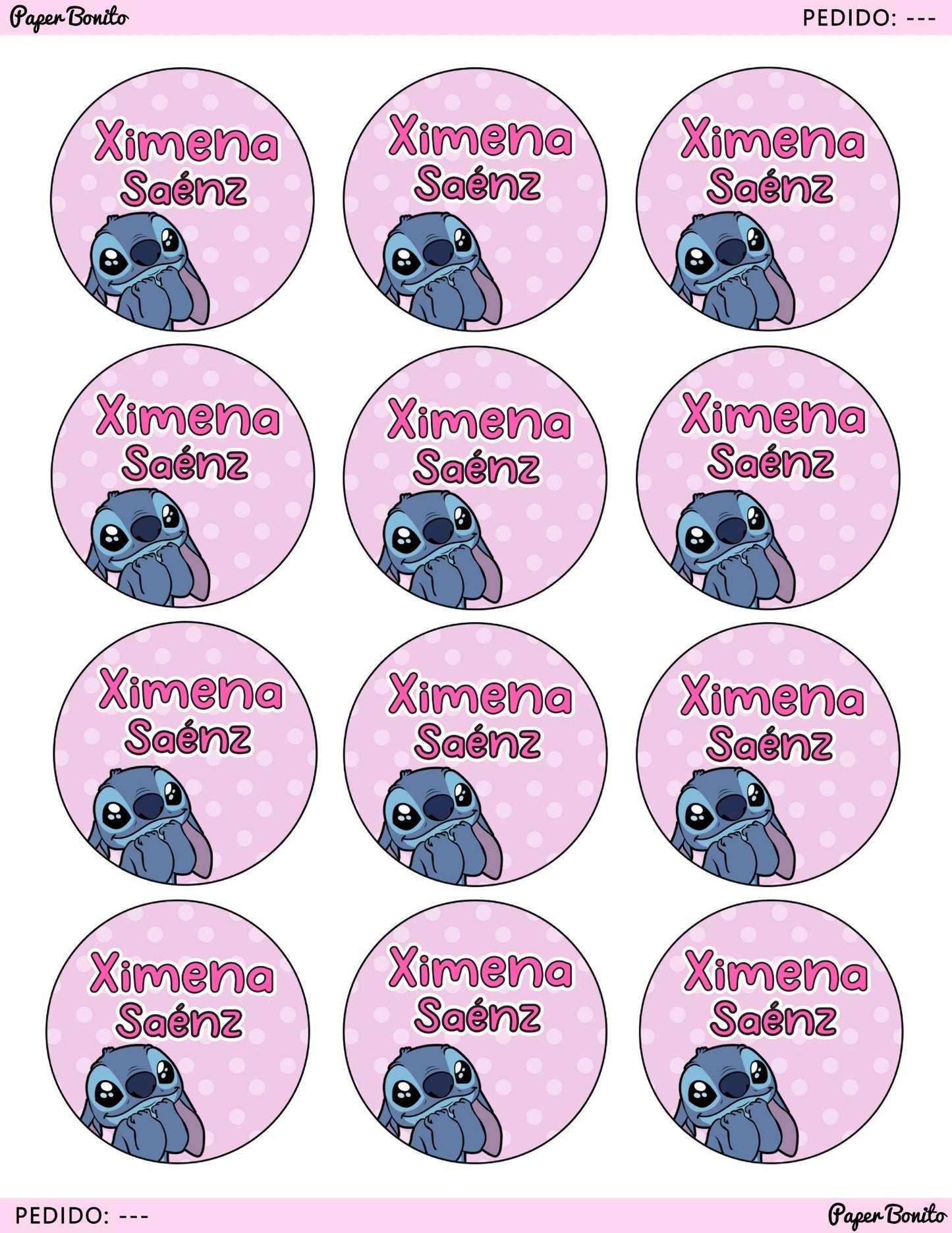 Stitch Rosa