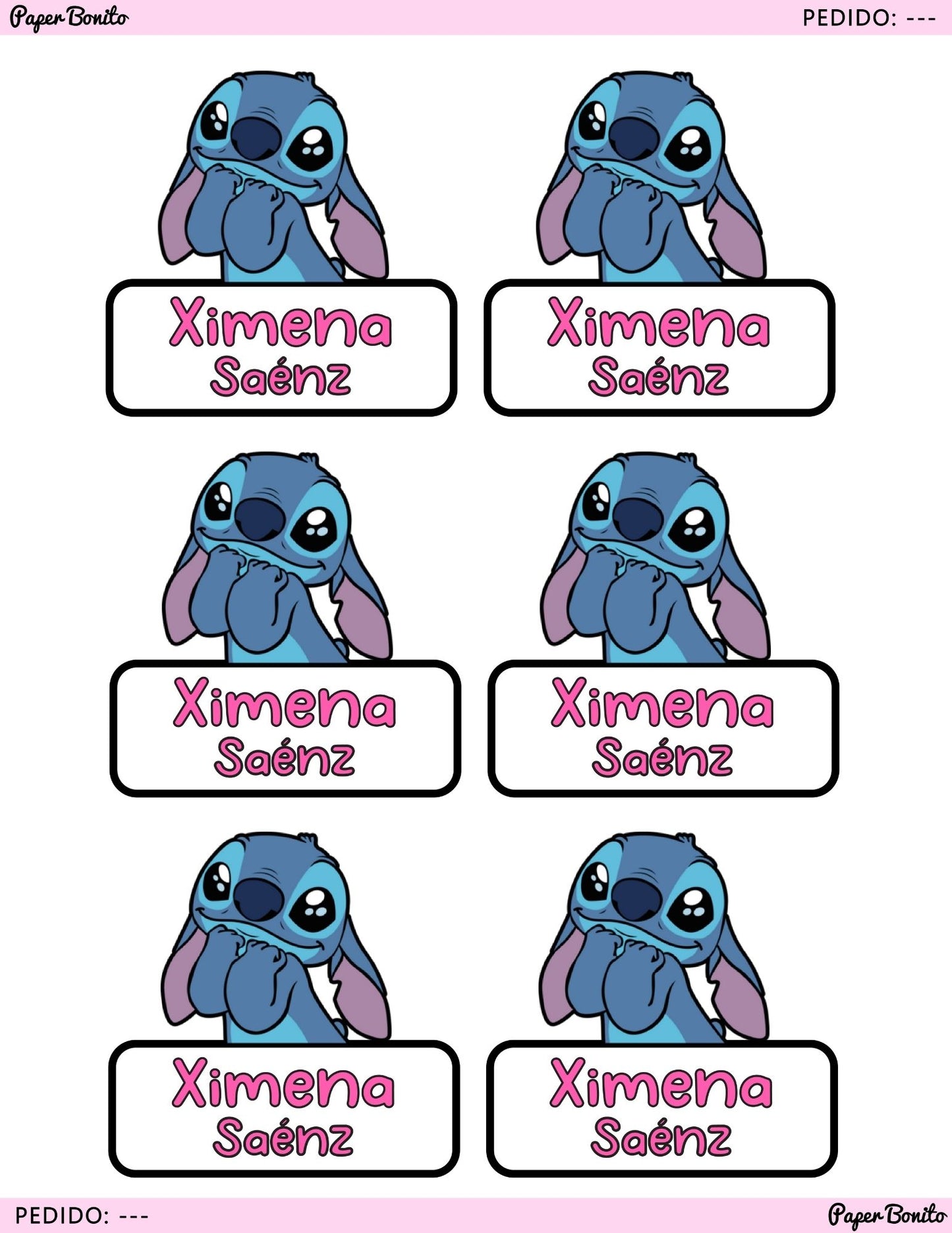 Stitch Rosa