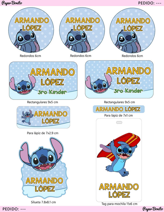 Stitch Azul